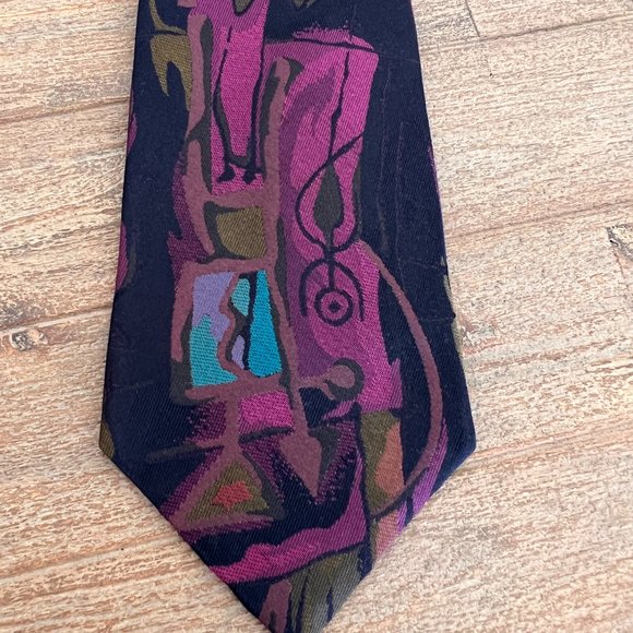 Pacc Silk Mens Necktie - Abstract - Picture 4 of 6